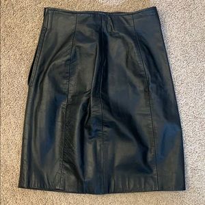 Leather Skirt